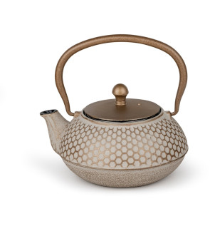 Bredemeijer: Théière en fonte dorée Asia Jiangxi 0,7 L