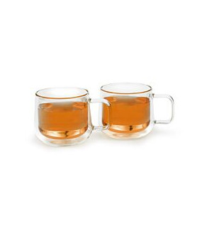 Bredemeijer: Set de 2 tasses en verre double paroi 29 cl