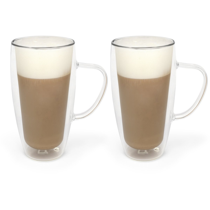 Bredemeijer: Set de 2 tasses en verre double paroi 40 cl