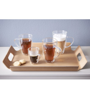 Bredemeijer: Set de 2 tasses en verre double paroi 32 cl