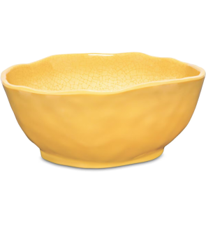 Rose & Tulipani: Atmosfera 26 cm gele melamine saladeschaal