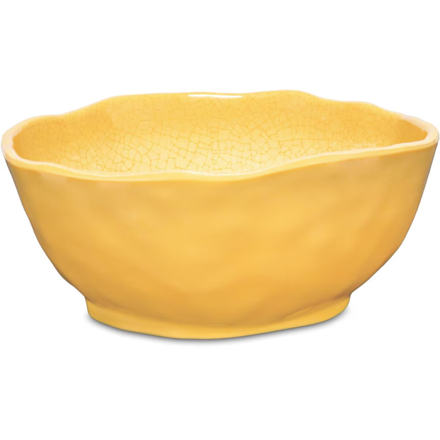 Rose & Tulipani: Atmosfera 26 cm gele melamine saladeschaal