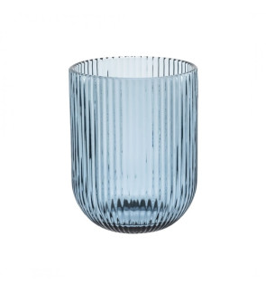 Rose & Tulipani: Twisty donkerblauw waterglas 26 cl