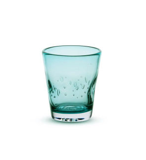 Memento: DUNE handgeblazen glazen tumbler 35cl Aqua