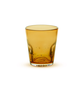 Memento: Gobelet DUNE en verre soufflé 35cl Ambre
