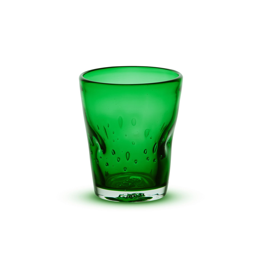 Memento: Gobelet DUNE en verre soufflé 35cl Emeraude