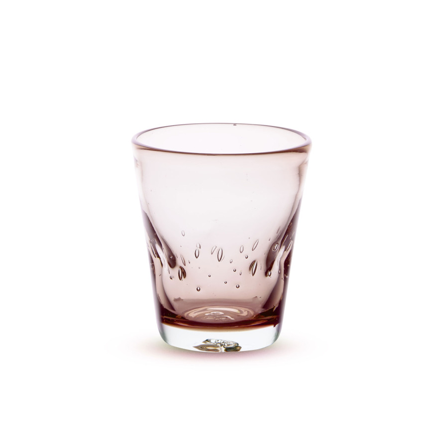 Memento: DUNE handgeblazen glazen tumbler 35cl mauve
