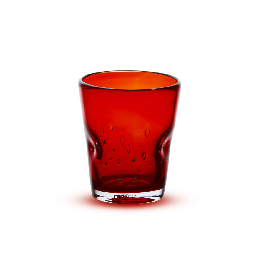 Memento: Gobelet DUNE en verre soufflé 35cl Rouge