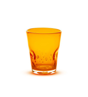 Memento: Gobelet DUNE en verre soufflé 35cl Mandarine