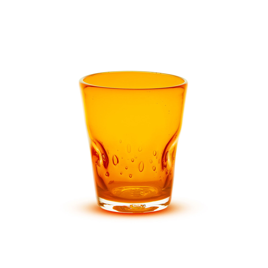 Memento: DUNE handgeblazen glazen tumbler 35cl mandarine