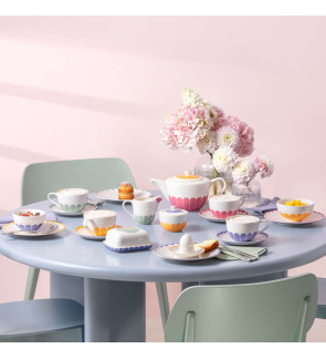 Villeroy & Boch: "Fleurs" Veelkleurige eierdopjes