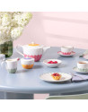 Villeroy & Boch:  "Fleurs" Veelkleurige sukerpot