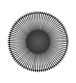 Blomus:    Grote decoratieve schaal Lito 35 cm