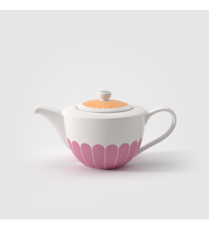 Villeroy & Boch:  "Fleurs" Veelkleurige Theepot