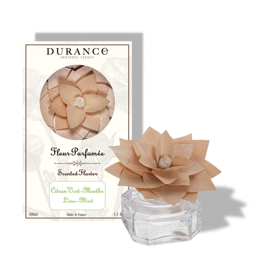 Durance: Fleur parfumée senteur Citron vert menthe 100 ml