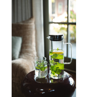 Bredemeijer: Cruche filtrante en verre Solo 1,2L