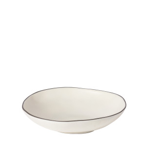 Costa Nova:  Organisch diep bord 23 cm Salt