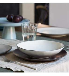 Costa Nova: Assiette creuse organic 23 cm salt