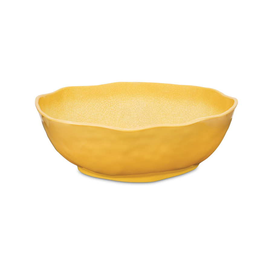 Rose & Tulipani: Atmosfera 26 cm gele melamine saladeschaal