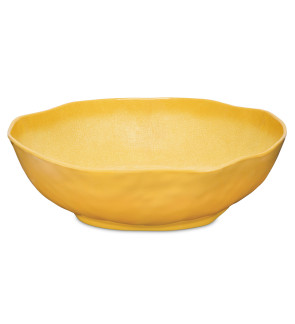 Rose & Tulipani: Atmosfera 36 cm gele melamine grote saladeschaal