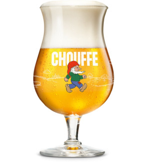 Brasserie Chouffe : verre à bière Chouffe 33 cl