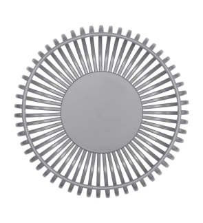 Blomus: Grote decoratieve schaal Lito 24 cm grijs