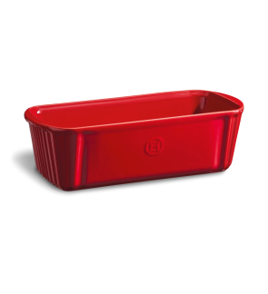 Emile Henry: Moule à cake rouge grand cru 27,5 x 8,5 cm