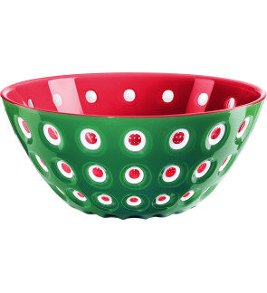 Guzzini: Le Murrine Saladier-Bol vert/rouge 20 cm