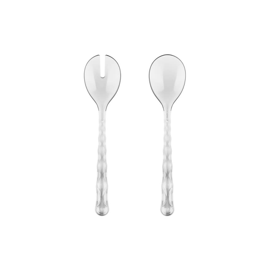 Guzzini: Couverts à salade Vanity transparents
