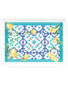 Guzzini: Plateau rectangulaire "Flowers & lemon" 50 cm
