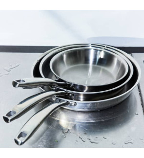Baumalu: Poêle Triply en inox 32 cm
