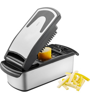 Gefu: Coupe cubes et batônnets Treppo + 3 grilles interchangeables