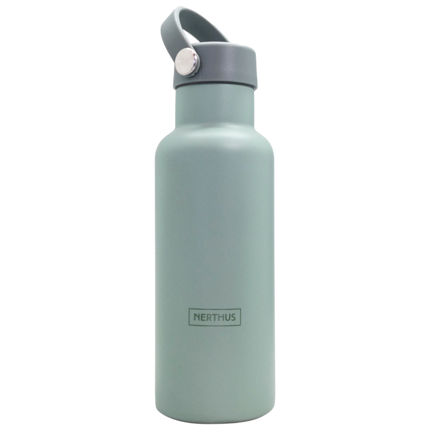 Nerthus : bouteille isotherme 500ml Sport double parois vert