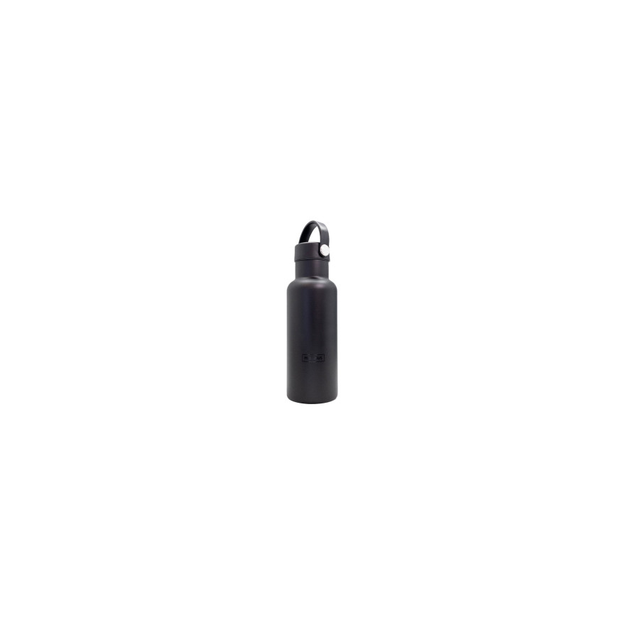 Nerthus : bouteille isotherme 500ml Sport double parois noir
