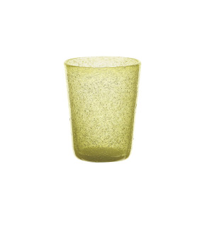 Memento: Geblazen glazen waterbeker 30cl Kiwi