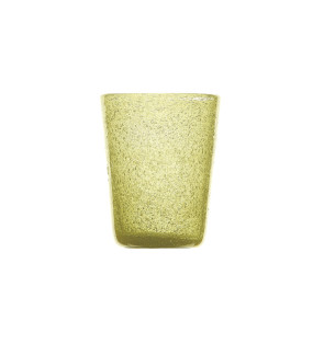 Memento: Gobelet à eau en verre soufflé 30cl Kiwi