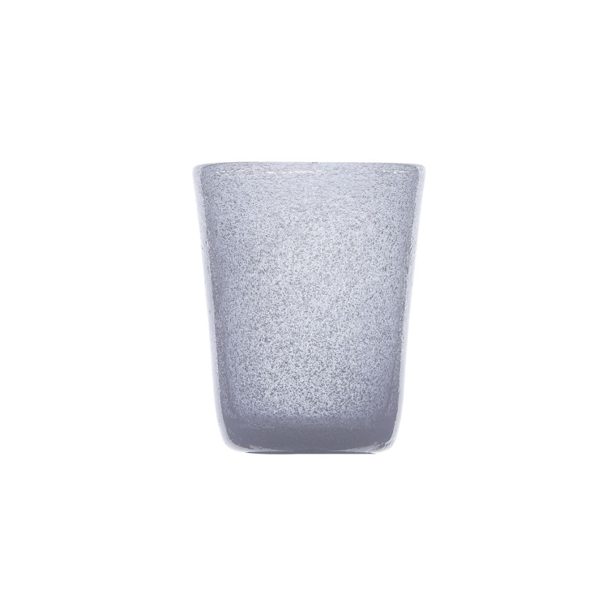 Memento: Gobelet à eau en verre soufflé 30cl Lilas