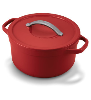 Beka: Cocotte Plume ronde rouge 26,5 cm