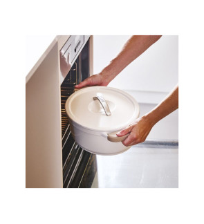 Beka: Cocotte Plume ovale beige 31 cm
