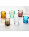 Guzzini: Set van 6 Vanity-tumblers in gekleurd glas