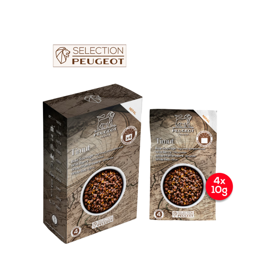Peugeot:  Timut peperblokjes 40gr