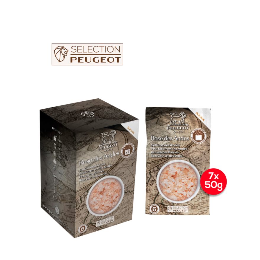 Peugeot: Gros sel rose de cuisine (Bolivie) 350g
