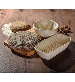 Patisse: Paneton - panier de fermentation pâte à pain en osier 25 cm