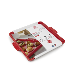 Peugeot: Appolia Plateau pour four et service carré rouge 32 cm