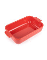 Peugeot: Appolia Duo de Plats four en céramique rouge 25 & 32 cm