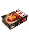 Peugeot:  Appolia Duo van Rechthoekige Rode Keramische Ovenschalen, 25 cm en 32 cm