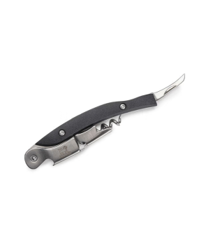 Peugeot: Sommelier dubbele hefboom kurkentrekker, zwart ABS 13 cm