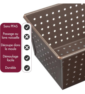 Gobel: Moule à pain perforé 27cm