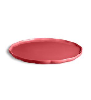 Emile Henry: Assiette de service à gâteau Madeleine Candy