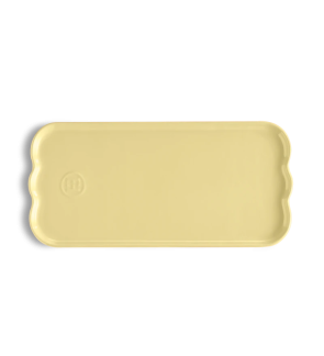 Emile Henry: Plat de service madeleine Vanille 31,5 x 15 cm